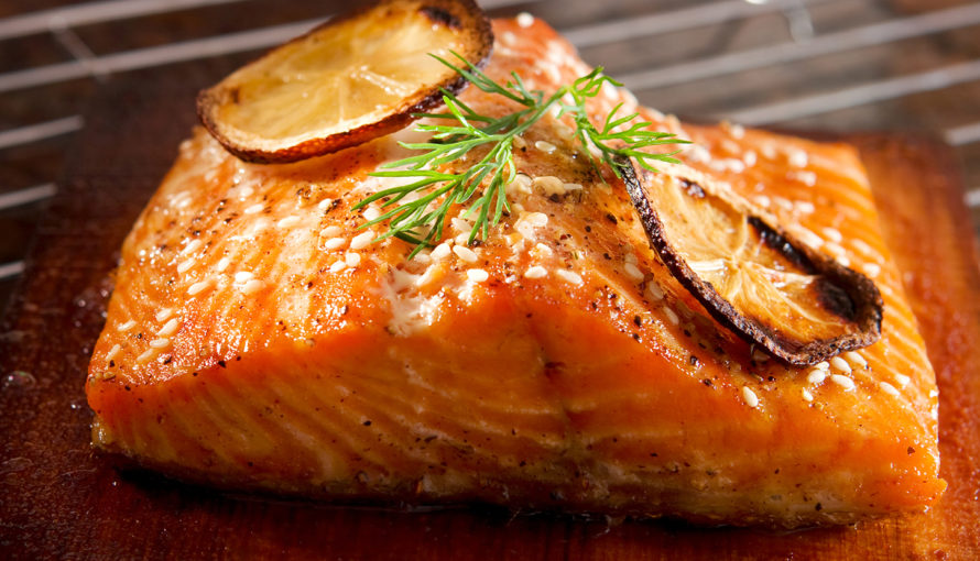 Filetti di Salmone al Miele di Fiori